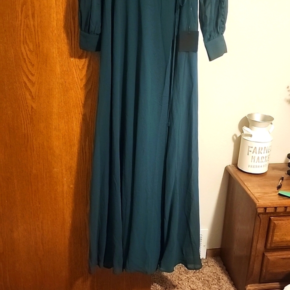 Lulus My Whole Heart emerald green XL - Picture 3 of 5